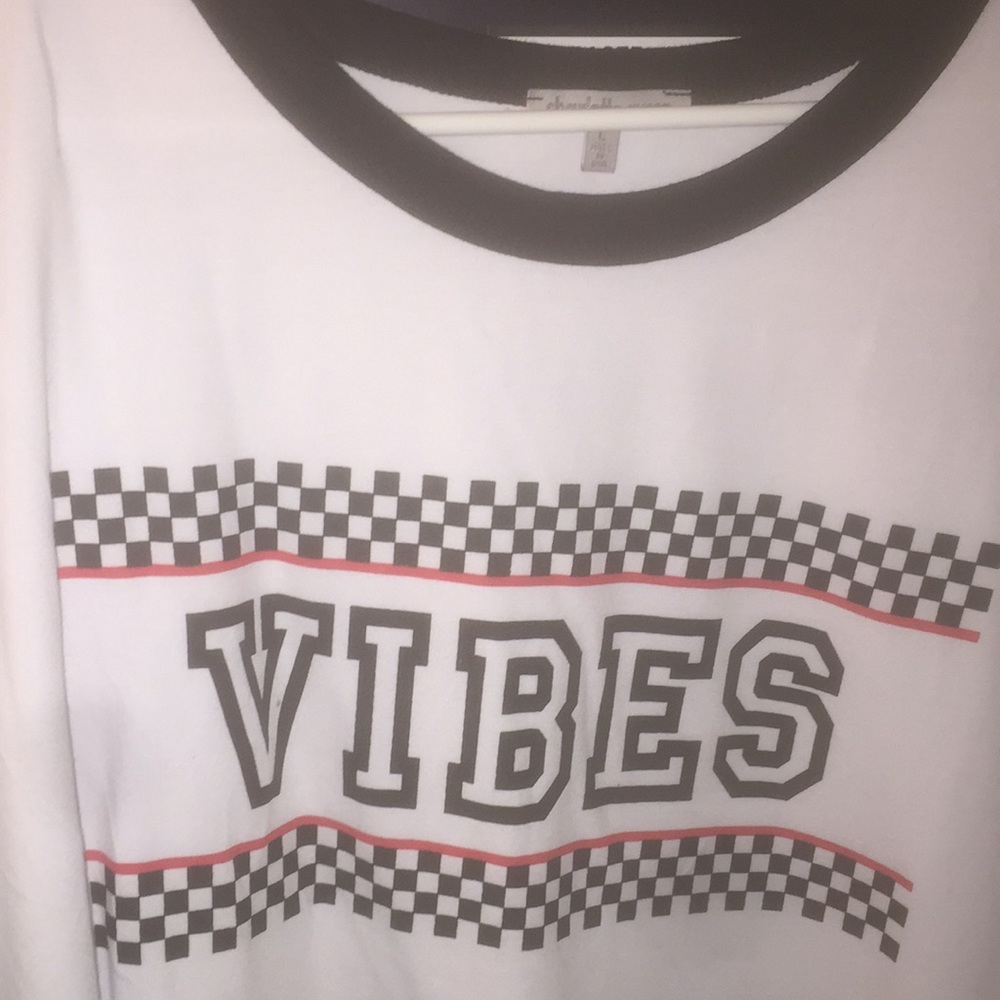 Checker “Vibes” T-shirt dress